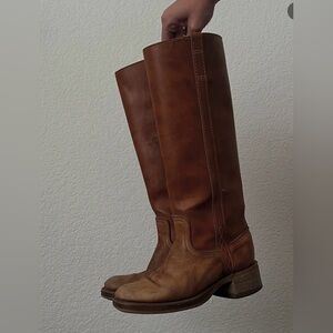 Dingo 1969 Frye Campus tan boots vintage size 6